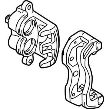 Mitsubishi Brake Caliper - MR407676