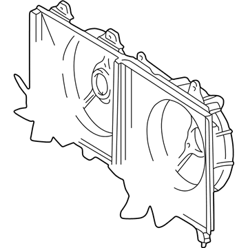 Mitsubishi Fan Shroud - MR571254