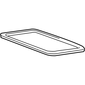 Mitsubishi MR651392 Sunroof Trim, Passenger Side Gray