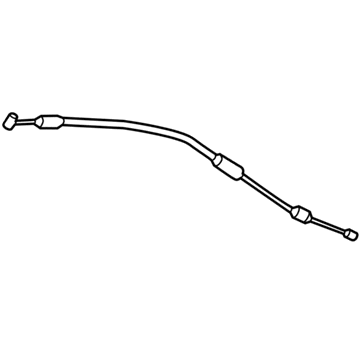 Mitsubishi Door Latch Cable - 5715A543