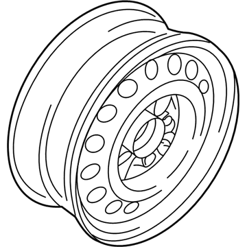 Mitsubishi Lancer Alloy Wheels - MR198214