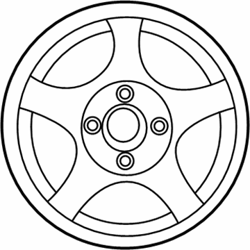 Mitsubishi Alloy Wheels - MN101927