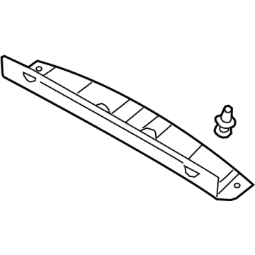 Mitsubishi 7224A307XA Upper Gate Trim