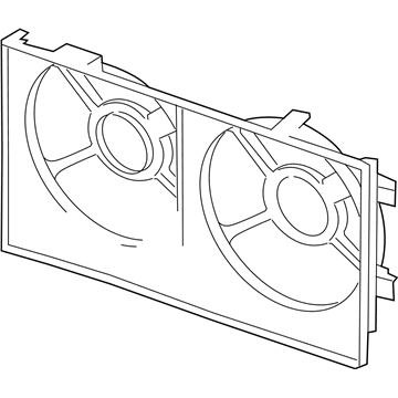 Mitsubishi Fan Shroud - 1355A140