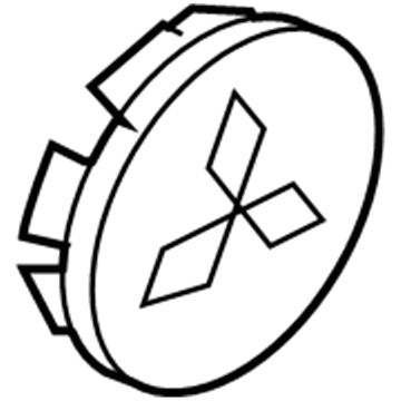 Mitsubishi Eclipse Wheel Bearing Dust Cap - MR554487
