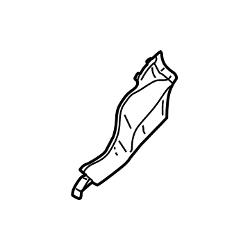 Mitsubishi 7405A859 End Cover, Driver Side