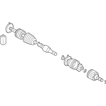 Mitsubishi Galant Axle Shaft - MN147043
