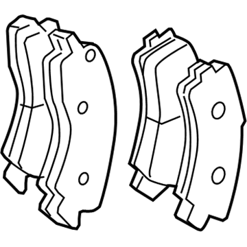 Mitsubishi Raider Brake Pads - 68334862AA