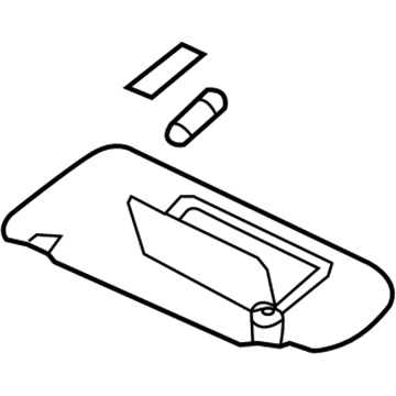 Mitsubishi Outlander Sun Visor - 7620A625HA