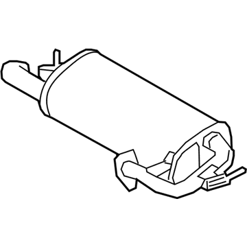 Mitsubishi 1571B599 Muffler
