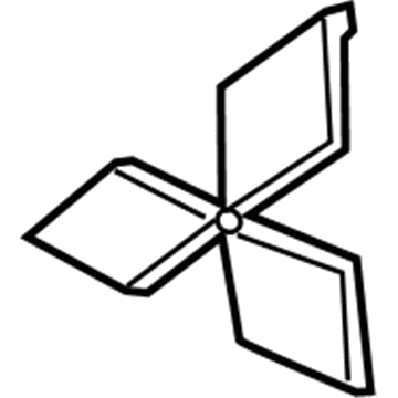 Mitsubishi Montero Emblem - MN117248