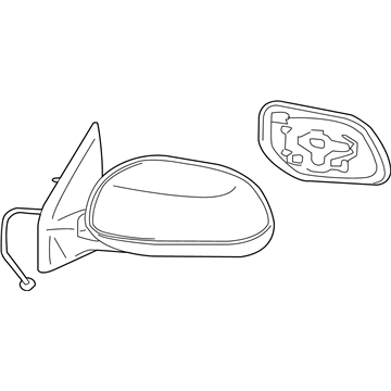 Mitsubishi Car Mirror - 7632A824
