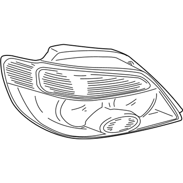 Mitsubishi Outlander Tail Light Lens - MN175255