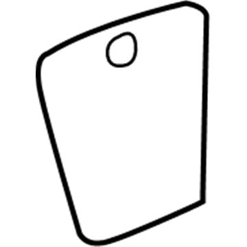 Mitsubishi 7230A036XA Lid, Passenger Side Black