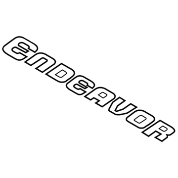 Mitsubishi Endeavor Emblem - MN159113