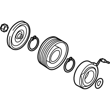 Mitsubishi A/C Compressor Clutch - 7813A232