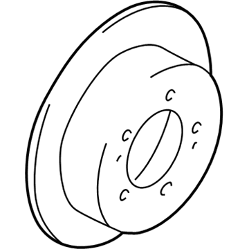 Mitsubishi Brake Rotor - MR128661