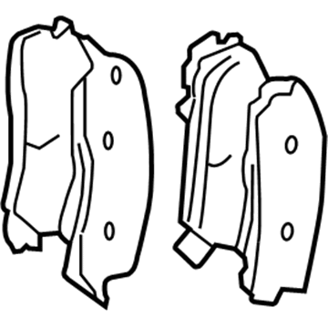 Mitsubishi Brake Pads - 4605B927