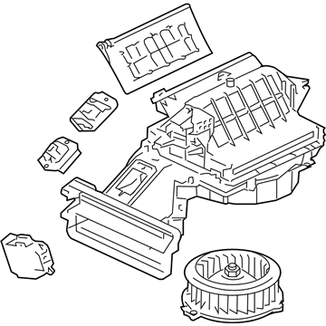 Mitsubishi 7802A036 Blower Assembly