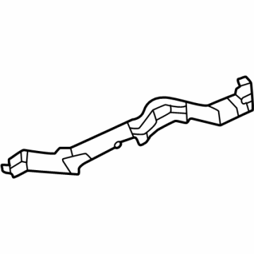 Mitsubishi 7230B209 Lower Quarter Trim Bracket, Driver Side