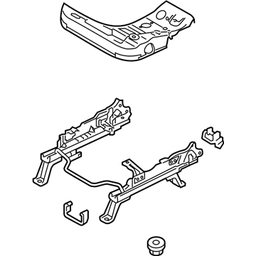 Mitsubishi 6911B951 Seat Adjust Assembly, Driver Side