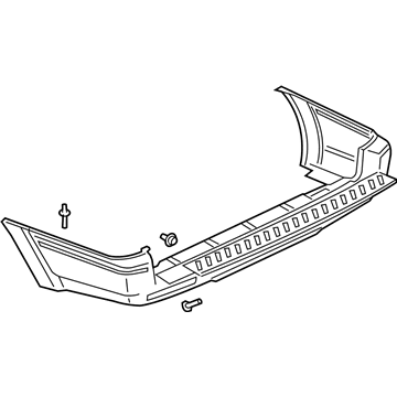 Mitsubishi Montero Bumper - MN133663WB