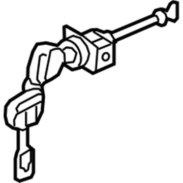 Mitsubishi Door Lock Cylinder - 6370B549