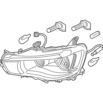 Mitsubishi Outlander Daytime Running Lights - 8301C417