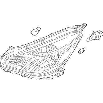 Mitsubishi Mirage G4 Daytime Running Lights - 8301D117
