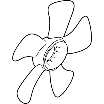 Mitsubishi Engine Cooling Fan - MR312178