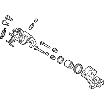 Mitsubishi Brake Caliper - 4605B844