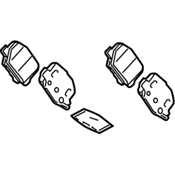 Mitsubishi Brake Pads - 440A1W090P