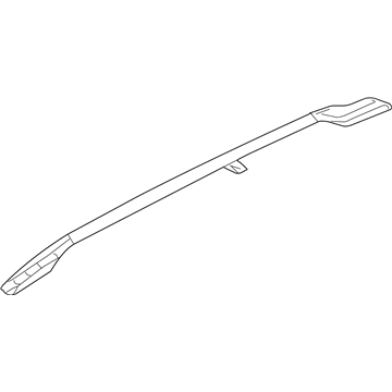 Mitsubishi 7661A095 Luggage Rack, Driver Side Silver