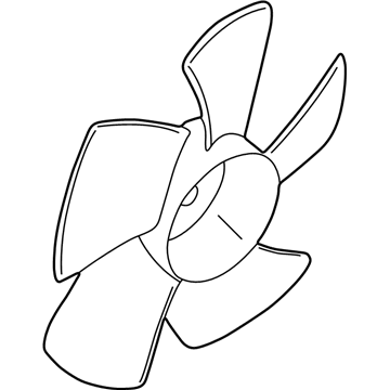 Mitsubishi Engine Cooling Fan - 1355A001