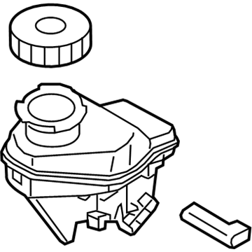 Mitsubishi Brake Master Cylinder Reservoir - 4627A089