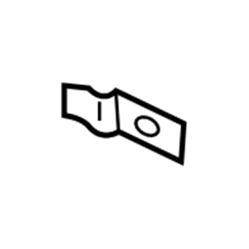 Mitsubishi MN181418 Extension Lower Bracket, Passenger Side