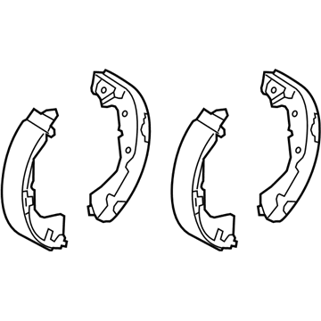Mitsubishi Brake Shoe Set - 4600A350