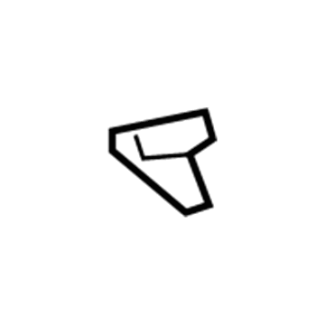 Mitsubishi MR981731 Bumper Bracket, Driver Side