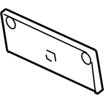 Mitsubishi License Plate - 6430A067