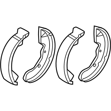 Mitsubishi Brake Shoe Set - 4600A028