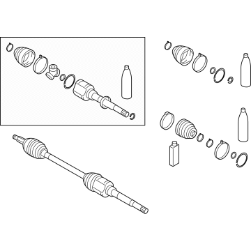 Mitsubishi Outlander PHEV Axle Shaft - 39101W190P