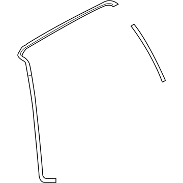 Mitsubishi Montero Sport Weather Strip - MR242360
