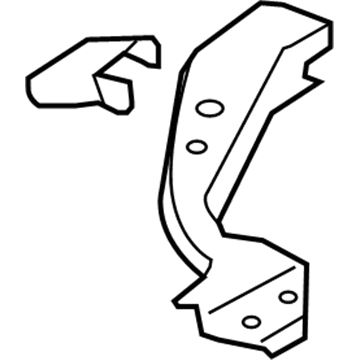 Mitsubishi 5256A599 Upper Support, Driver Side