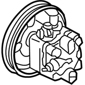 Mitsubishi Power Steering Pump - MN101061