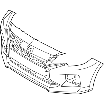 Mitsubishi Mirage Bumper - 6400J974