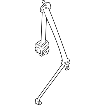 Mitsubishi Seat Belt - 7000D810XA