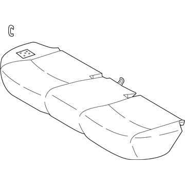 Mitsubishi Mirage G4 Seat Cushion - 6912B216HC