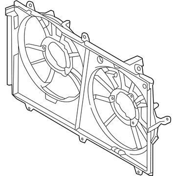 Mitsubishi Fan Shroud - 1355A258