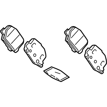 Mitsubishi Brake Pads - 440A1W060P