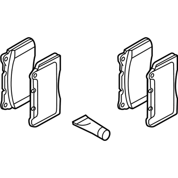 Mitsubishi Brake Pads - 4605A717